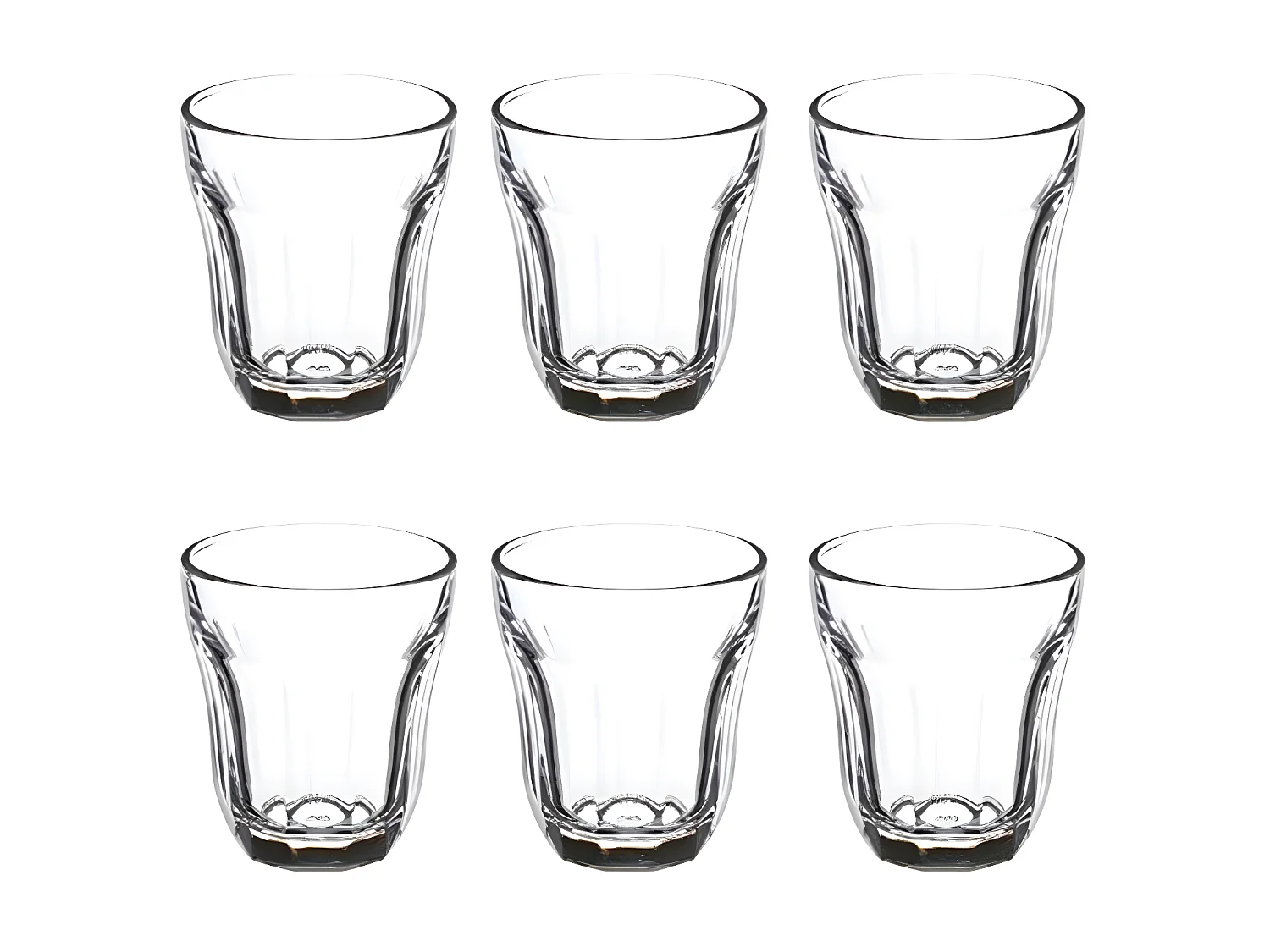 Lot de 6 Gobelets à Eau "Enz'eau" 21cl Transparent