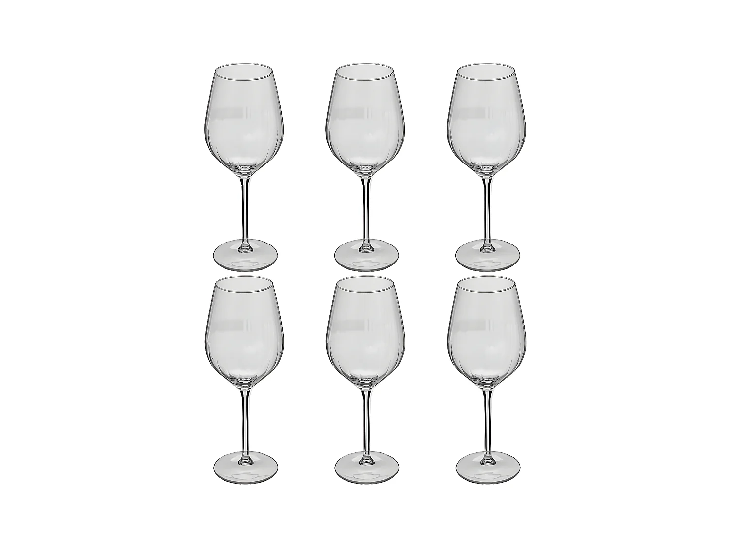 Lot de 6 Verres à Eau "Volta" 53cl Transparent