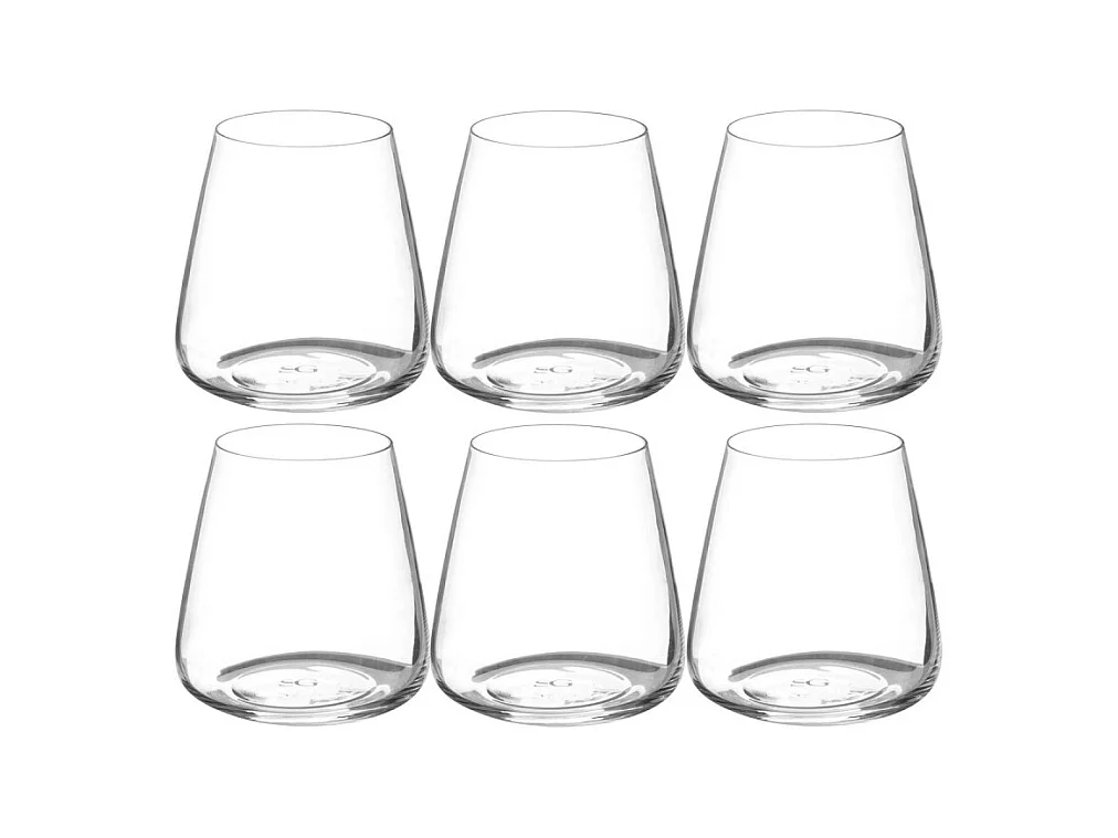 Lot de 6 Verres à Eau "Selenga" 43cl Transparent