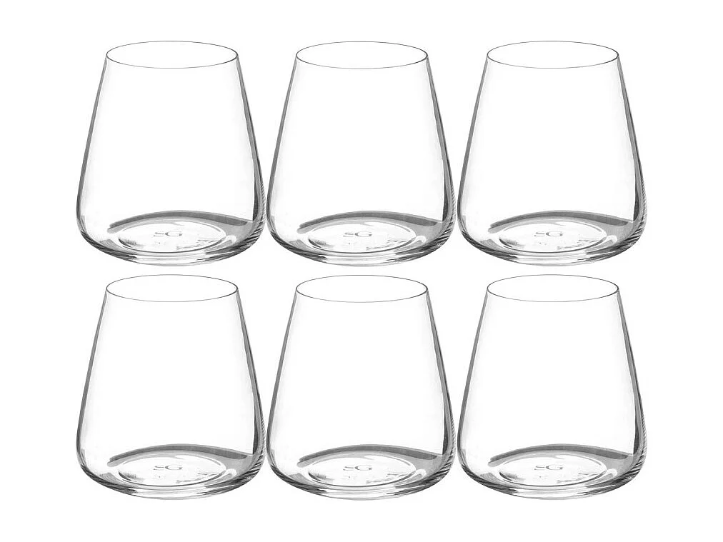 Lot de 6 Verres à Eau "Selenga" 43cl Transparent