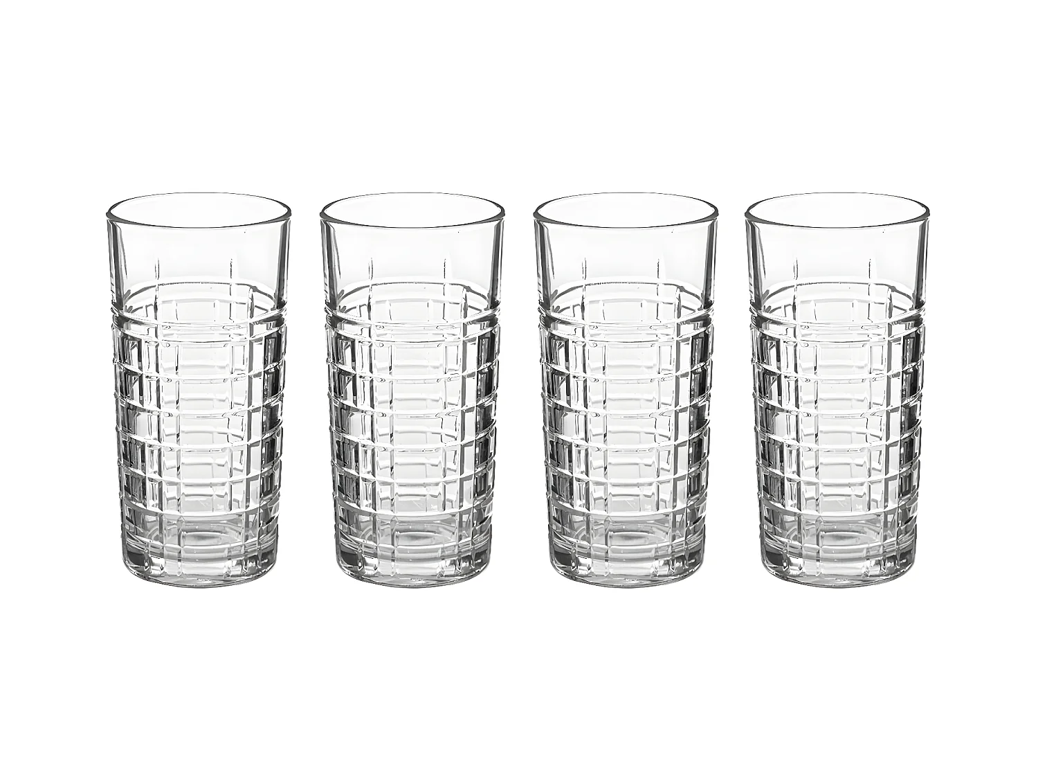 Lot de 4 Verres à Eau "Edgar" 30cl Transparent