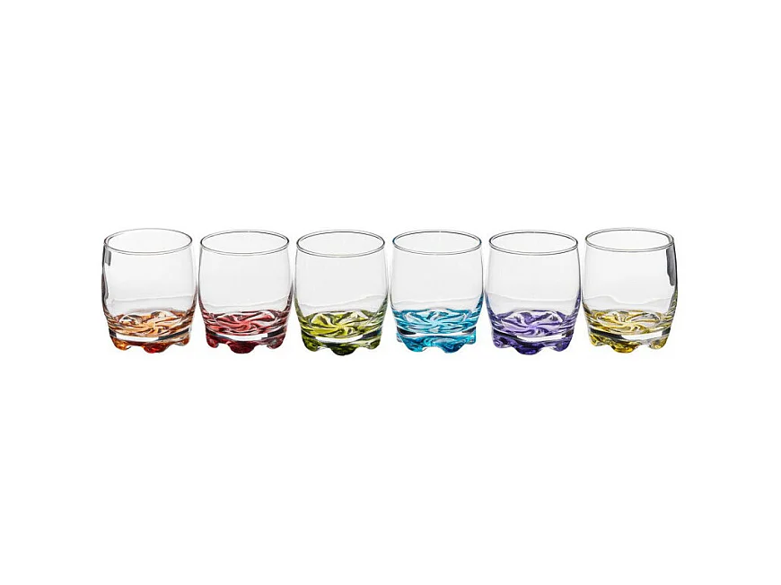 Lot de 6 Verres à Eau "Tino" 31cl Multicolore