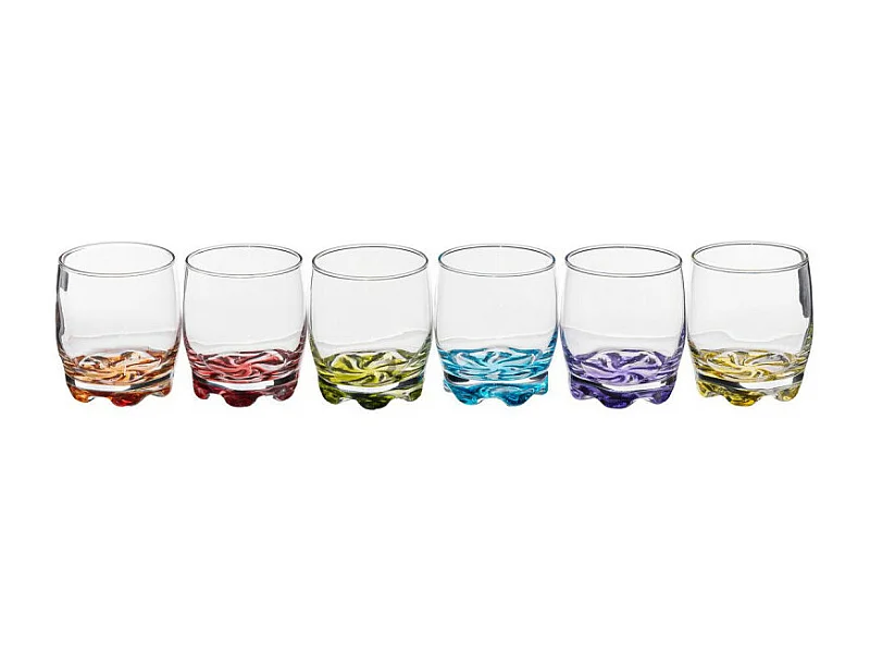 Lot de 6 Verres à Eau "Tino" 31cl Multicolore