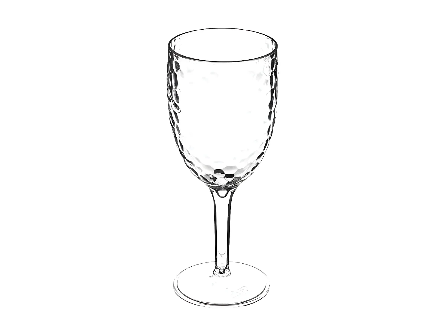 Lot de 6 Verres à Pied "Estiva" 35cl Transparent