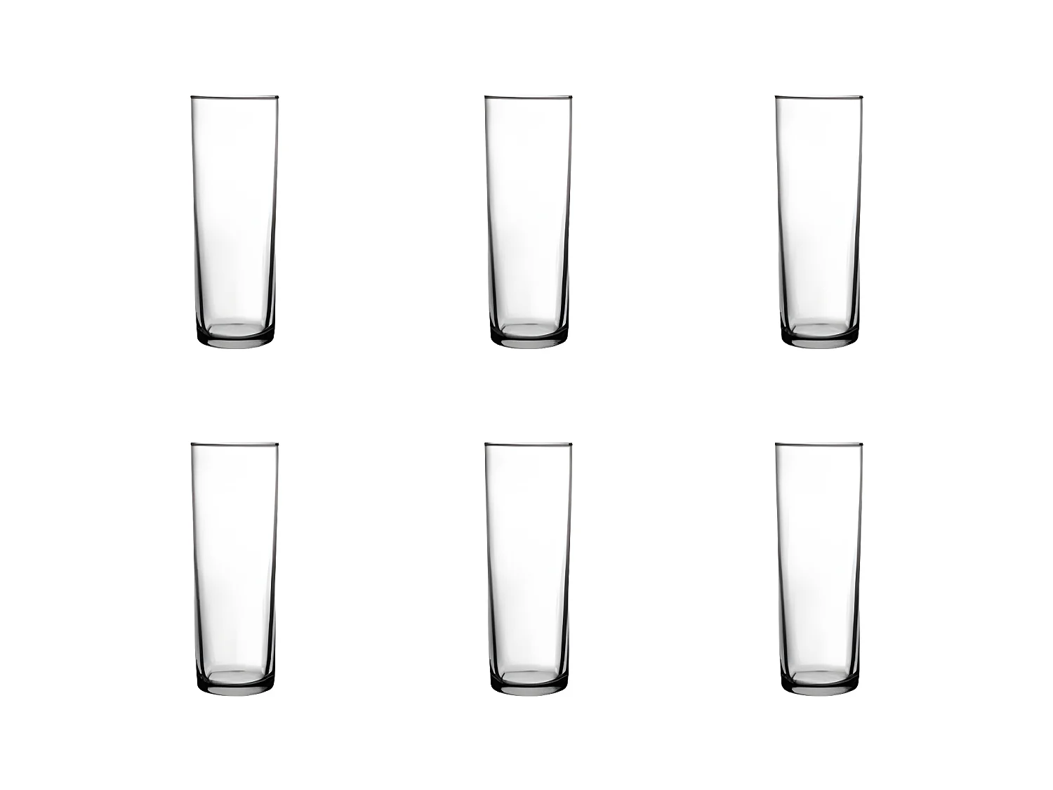 Lot de 6 Gobelets Hauts "Jacqu'eau" 32cl Transparent