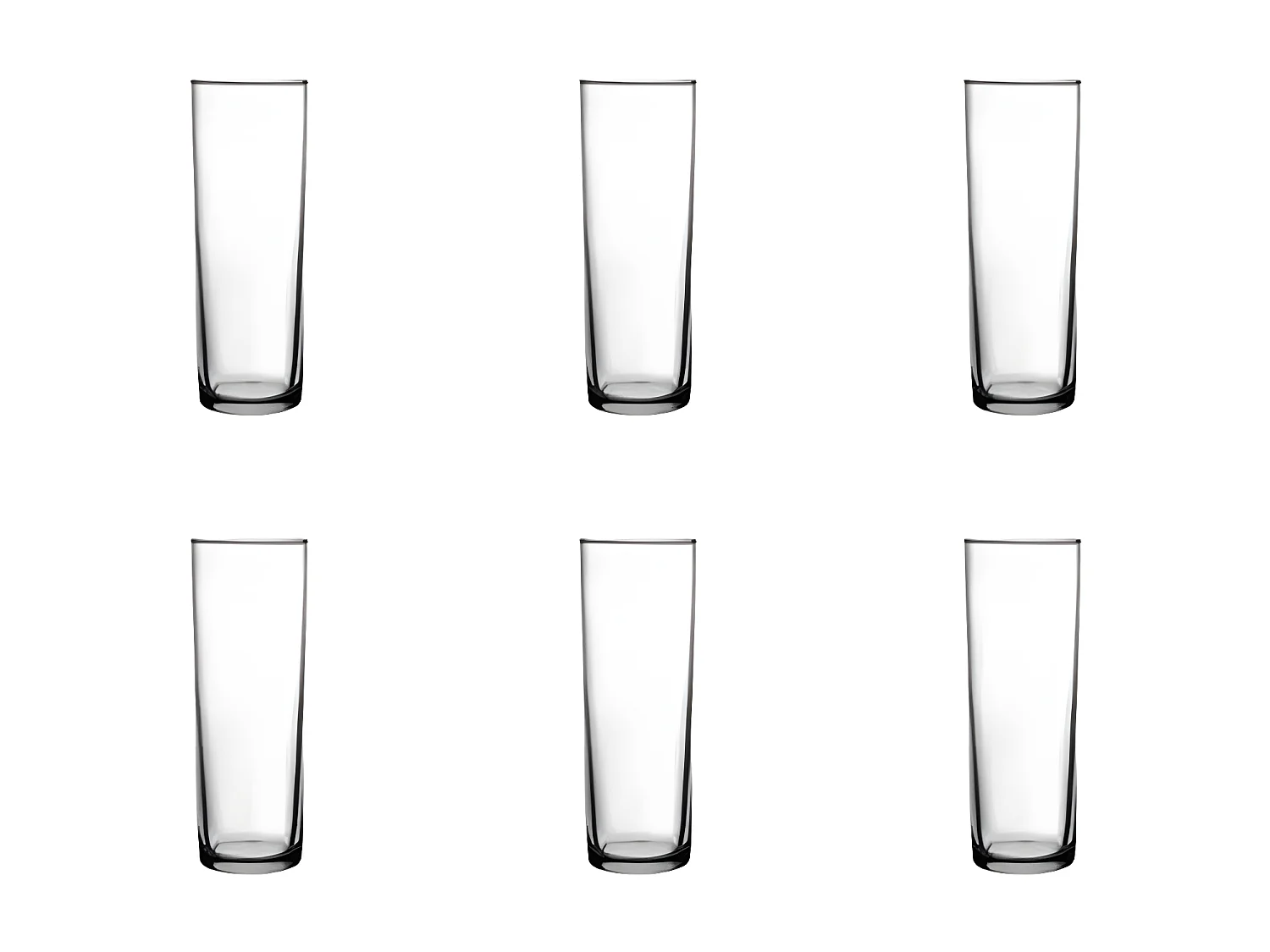 Lot de 6 Gobelets Hauts "Jacqu'eau" 32cl Transparent