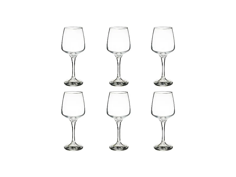 Lot de 6 Verres à Eau "Elaya" 33cl Transparent