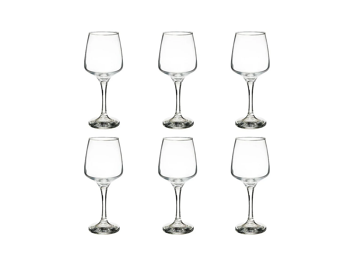 Lot de 6 Verres à Eau "Elaya" 33cl Transparent