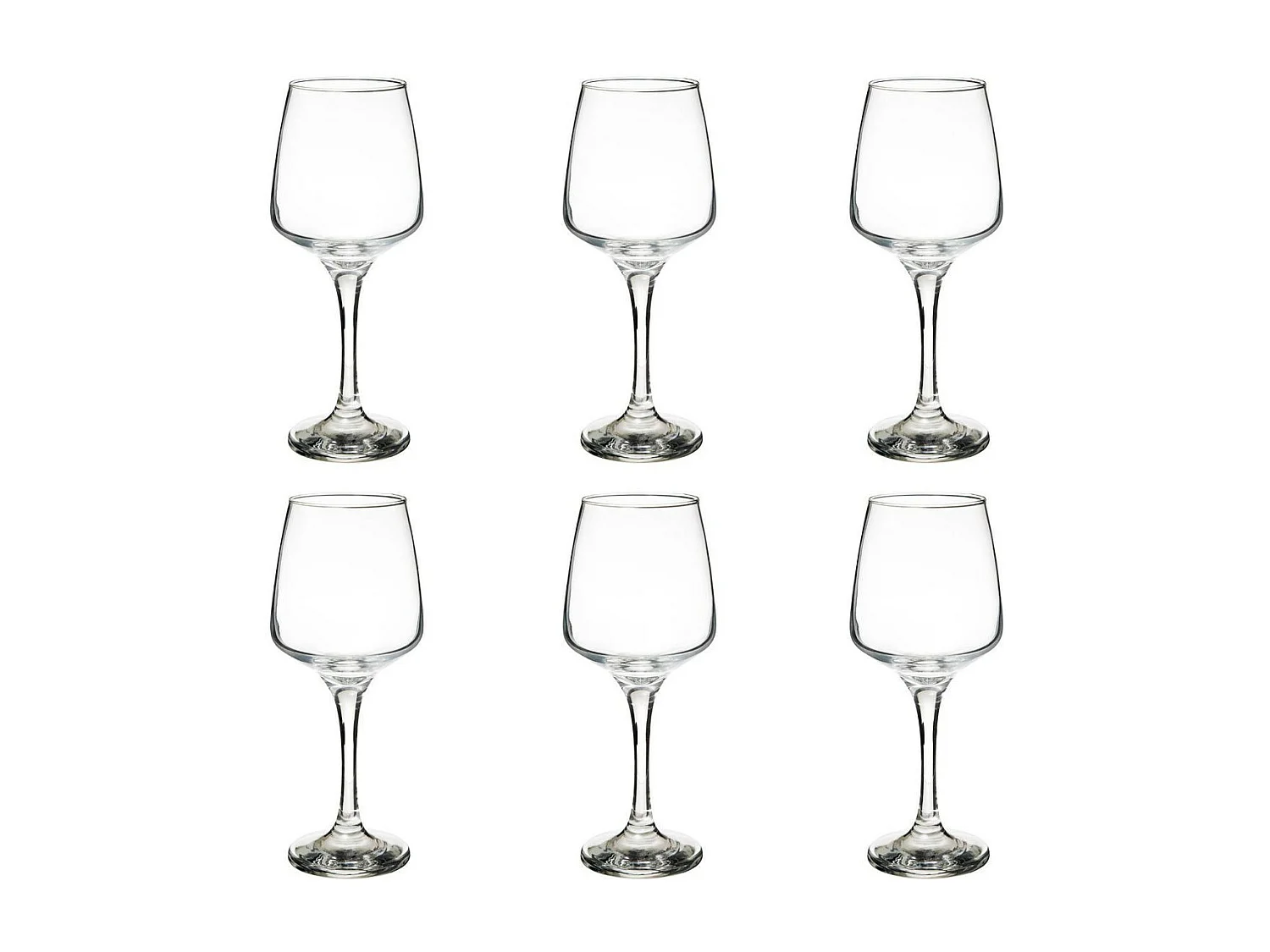 Lot de 6 Verres à Eau "Elaya" 33cl Transparent