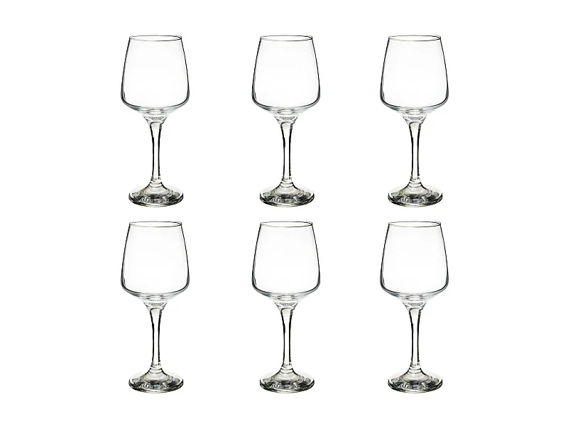 Lot de 6 Verres à Eau "Elaya" 33cl Transparent
