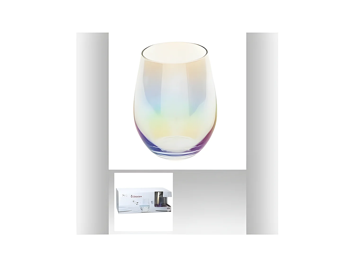 Lot de 6 Gobelets en Verre "Fantasy" 54cl Transparent