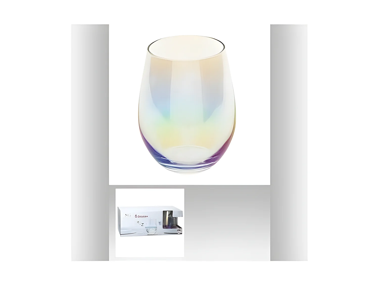 Lot de 6 Gobelets en Verre "Fantasy" 54cl Transparent