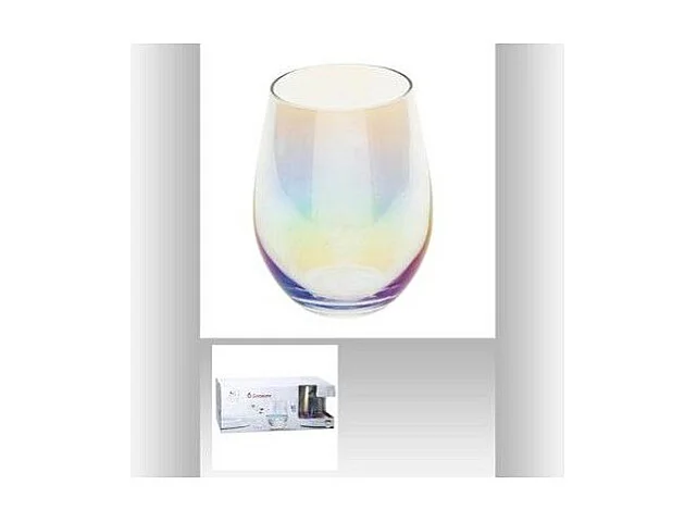 Lot de 6 Gobelets en Verre "Fantasy" 54cl Transparent