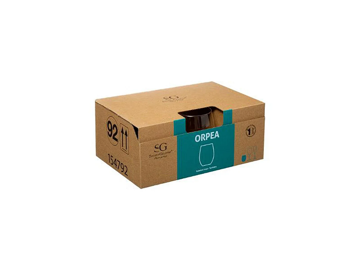Lot de 6 Verres à Eau "Orpea" 36cl Transparent