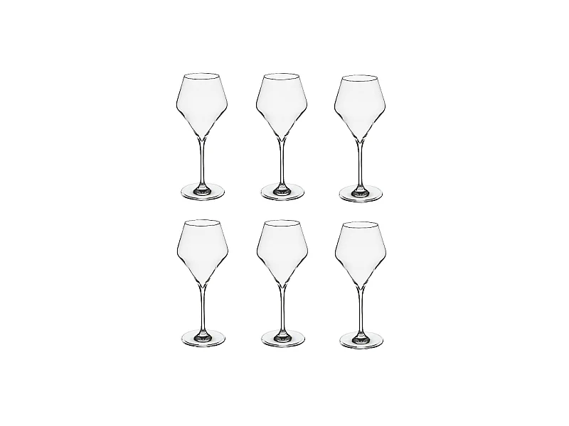 Lot de 6 Verres à Eau "Clarillo" 37cl Transparent