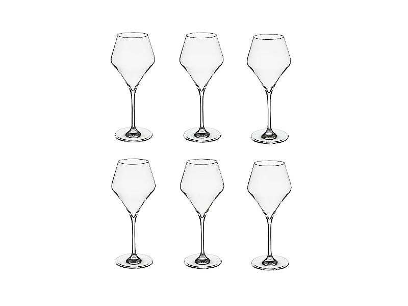 Lot de 6 Verres à Eau "Clarillo" 37cl Transparent