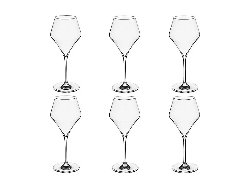 Lot de 6 Verres à Eau "Clarillo" 37cl Transparent