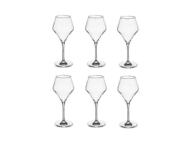 Lot de 6 Verres à Eau "Clarillo" 37cl Transparent