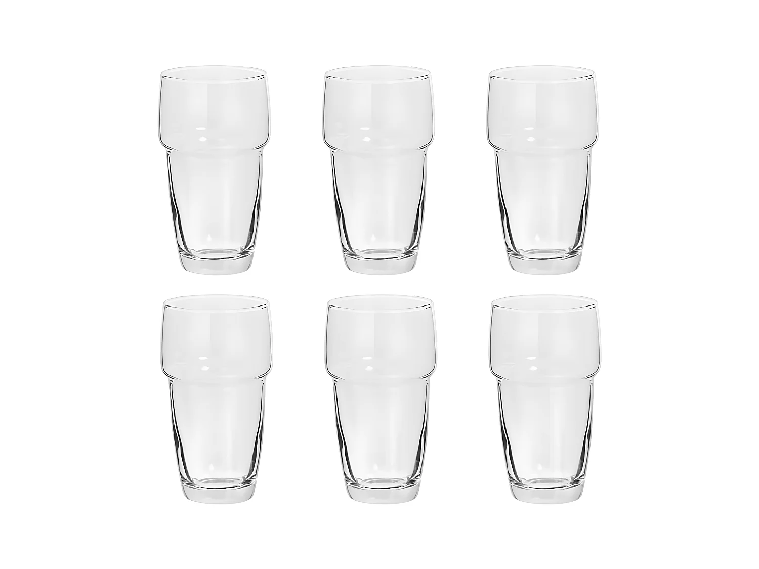 Lot de 6 Gobelets à Eau "Rodrig" 34cl Transparent