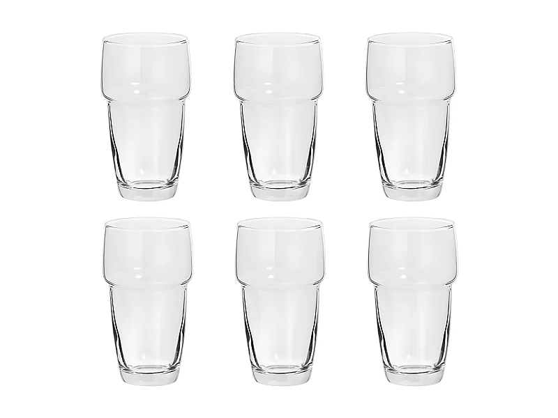 Lot de 6 Gobelets à Eau "Rodrig" 34cl Transparent