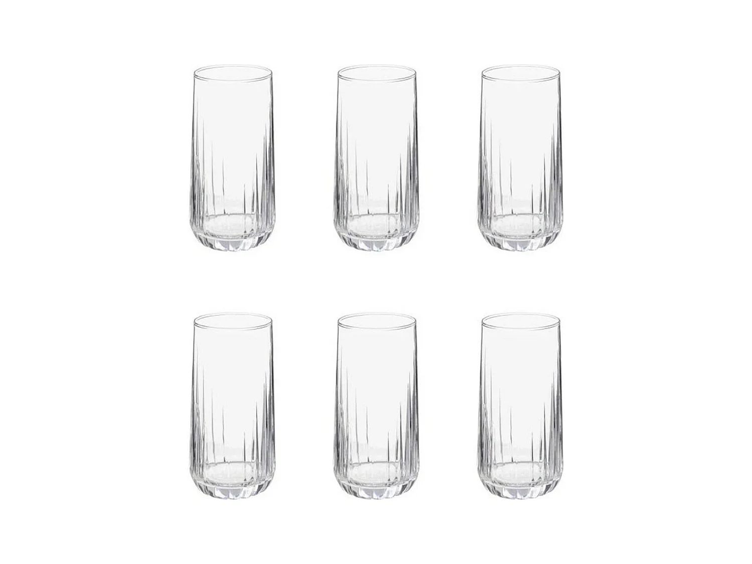 Lot de 6 Verres à Eau "Diego" 36cl Transparent