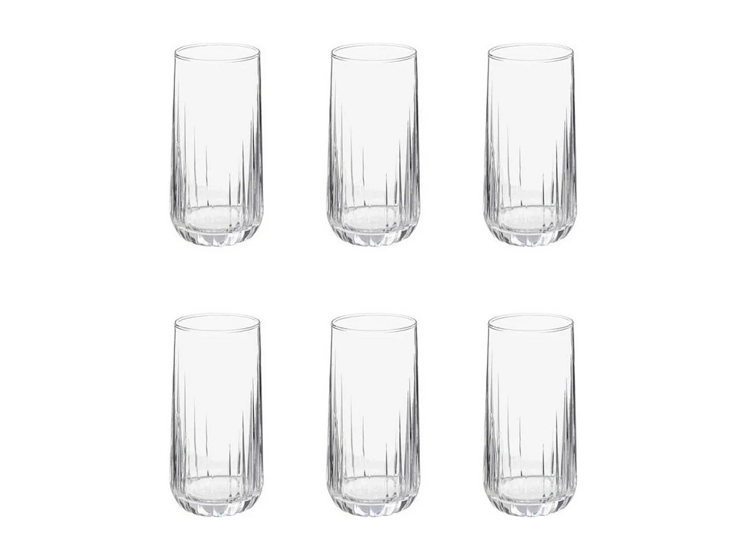 Lot de 6 Verres à Eau "Diego" 36cl Transparent