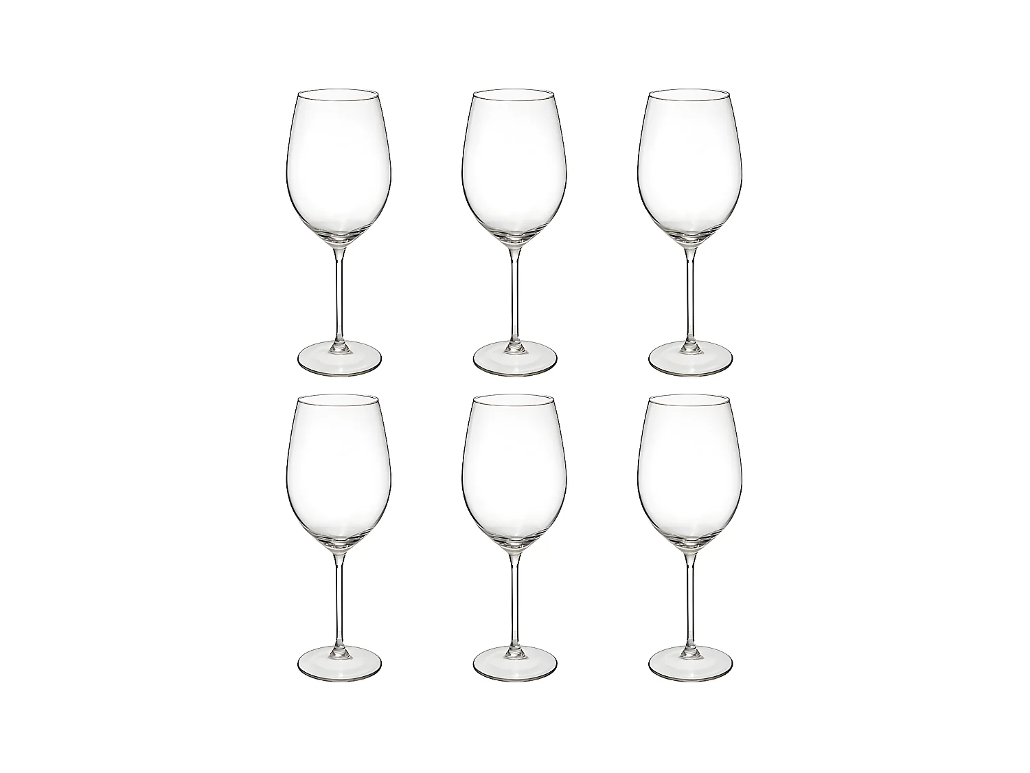 Lot de 6 Verres à Eau "Lina" 54cl Transparent