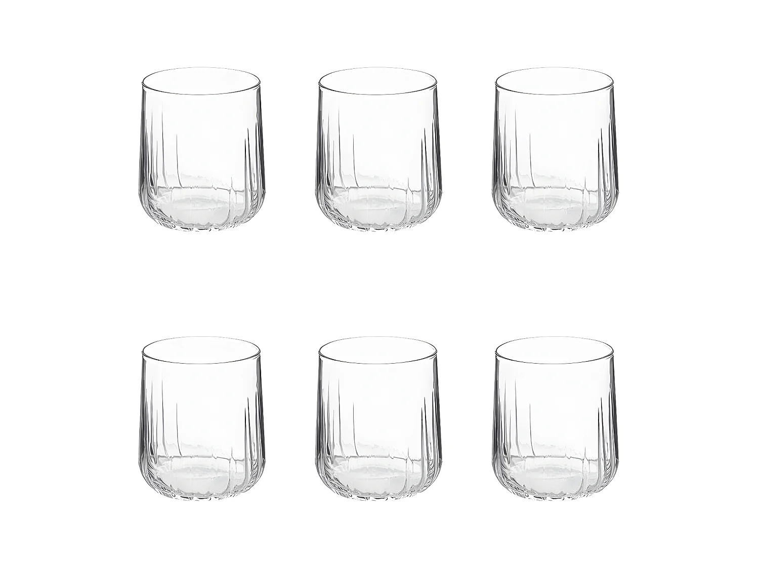 Lot de 6 Verres à Eau "Diego" 31cl Transparent