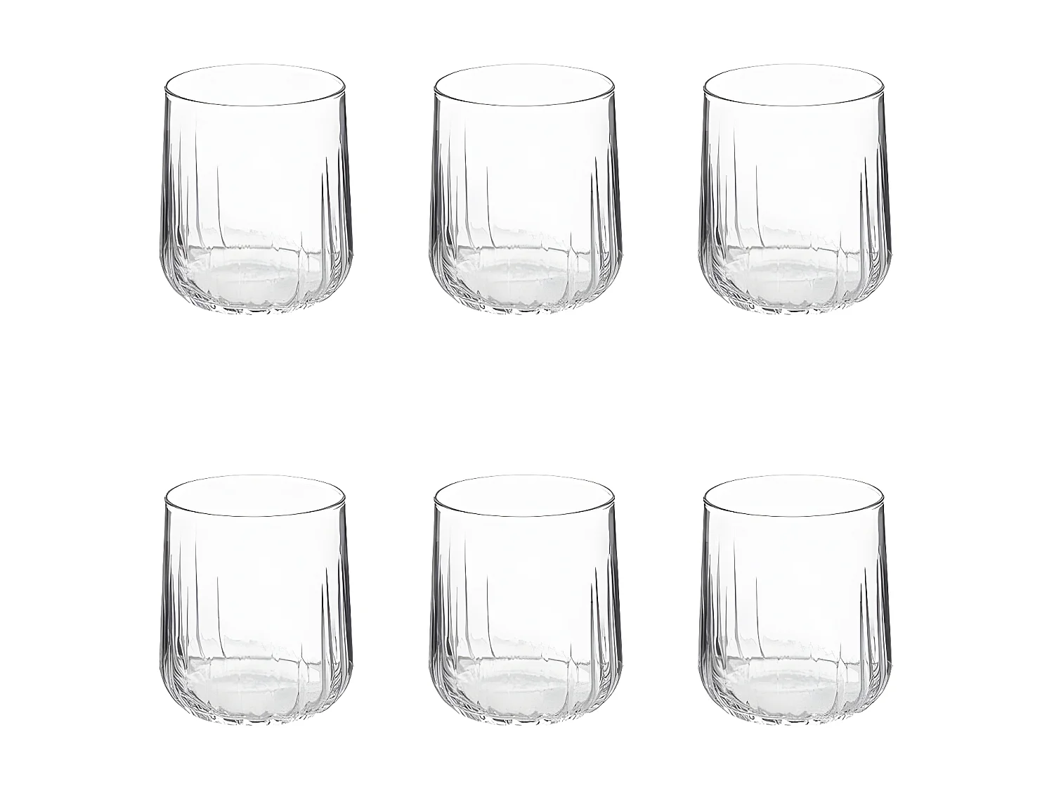 Lot de 6 Verres à Eau "Diego" 31cl Transparent