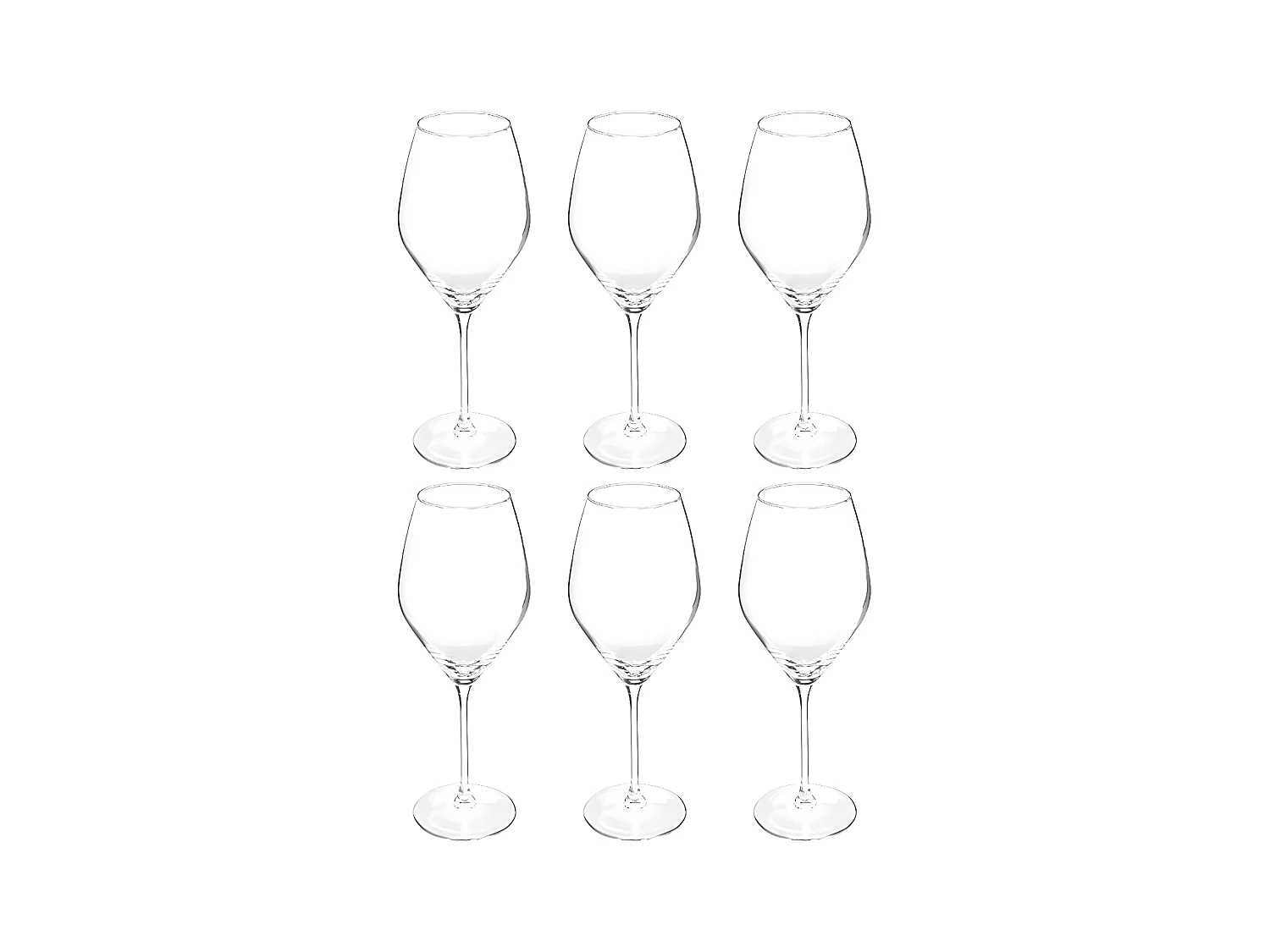 Lot de 6 Verres à Eau "Silvia" 47cl Transparent