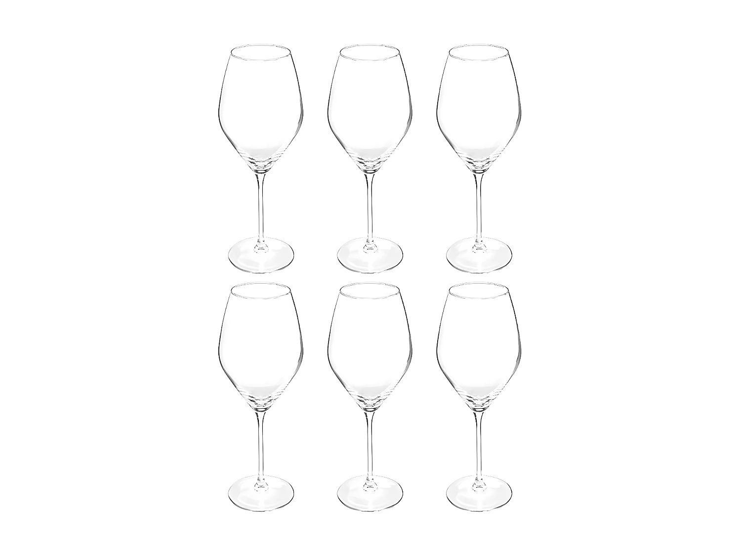 Lot de 6 Verres à Eau "Silvia" 47cl Transparent