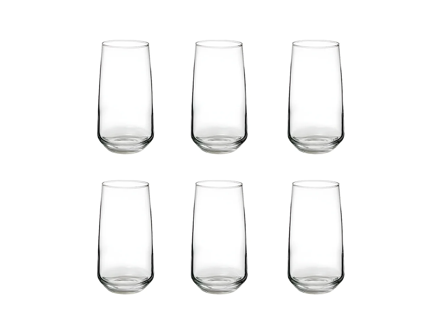 Lot de 6 Gobelets en Verre "Elaya" 48cl Transparent