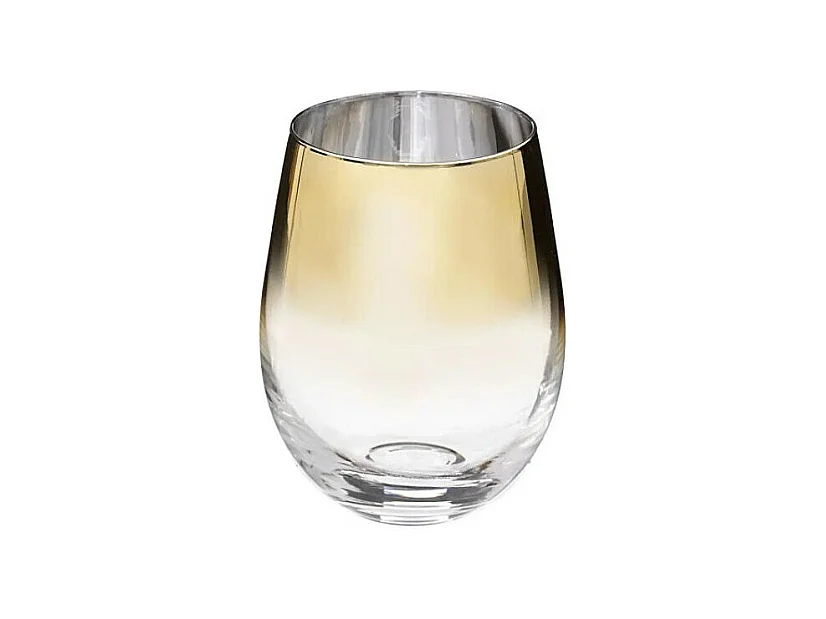 Lot de 6 Verres à Eau "Arya" 54cl Or