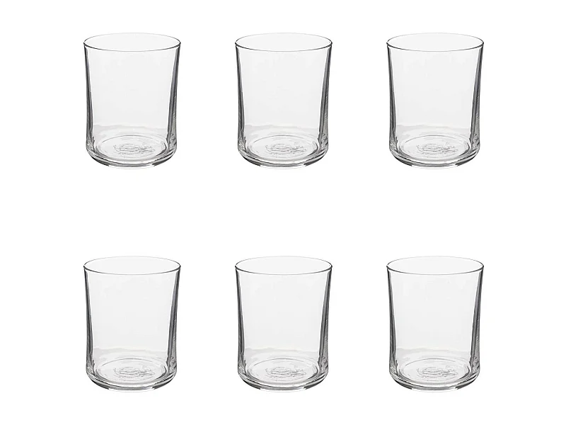 Lot de 6 Verres à Eau "Origines" 35cl Transparent