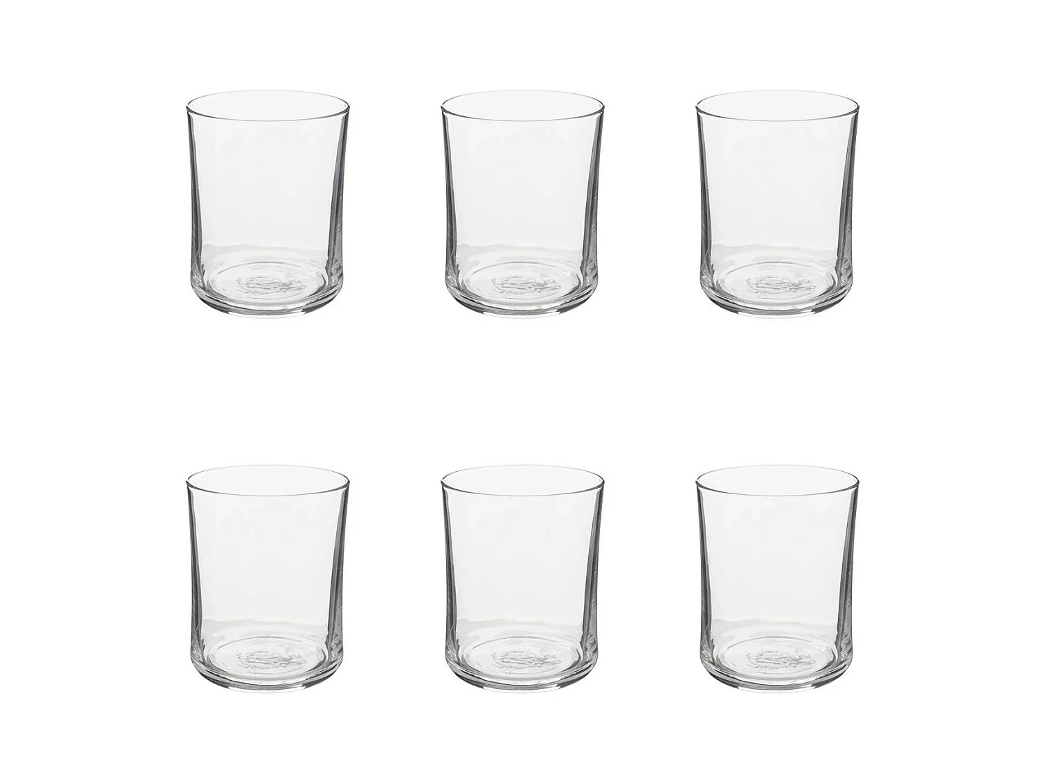 Lot de 6 Verres à Eau "Origines" 35cl Transparent