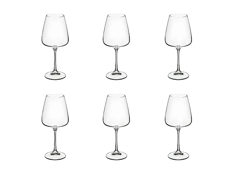 Lot de 6 Verres à Eau "Selenga" 45cl Transparent