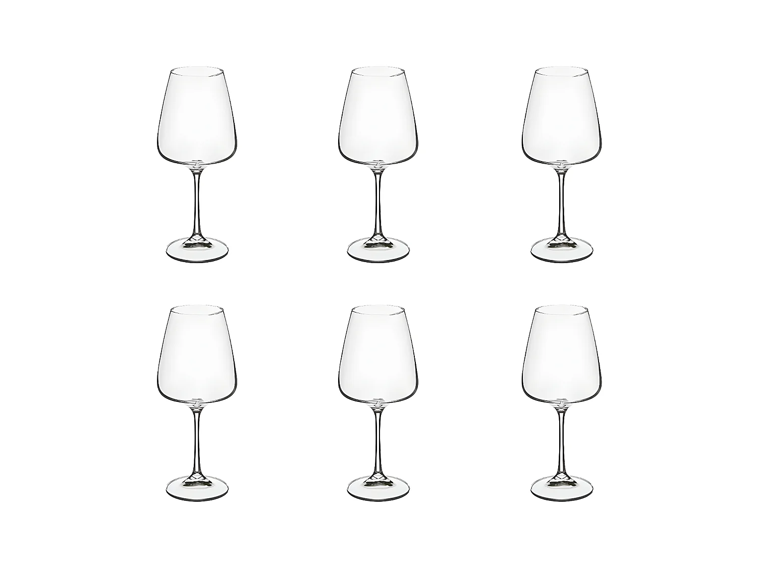 Lot de 6 Verres à Eau "Selenga" 45cl Transparent