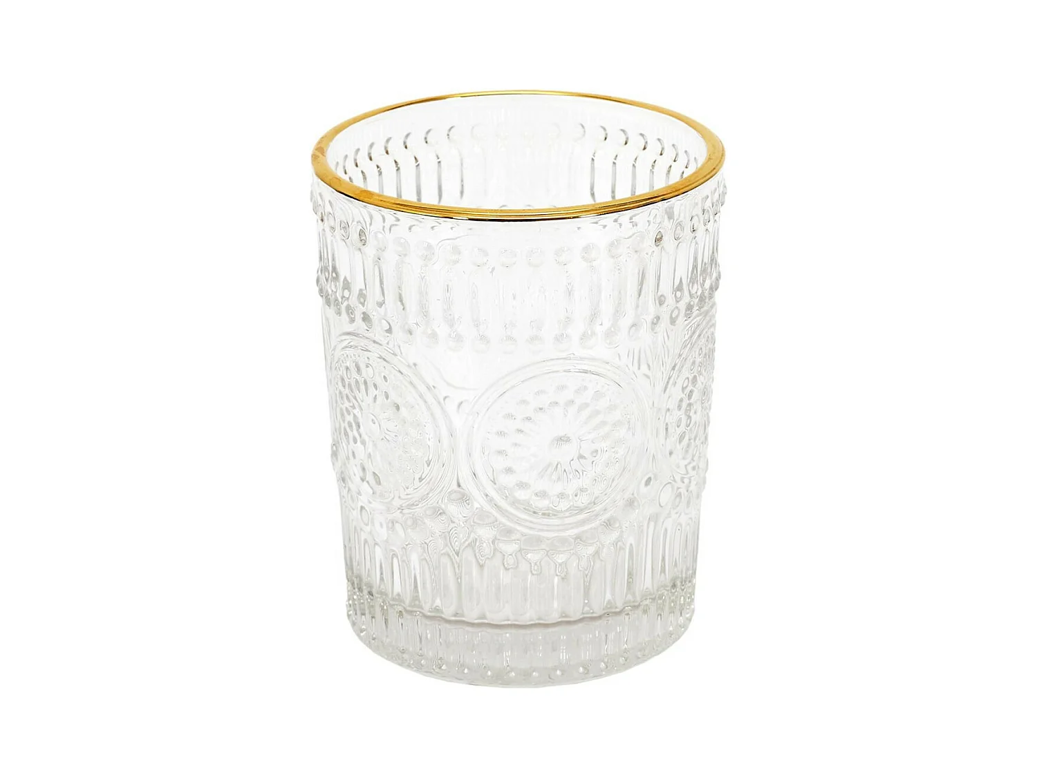 Lot de 6 Verres Design "Liseré" 18cl Transparent