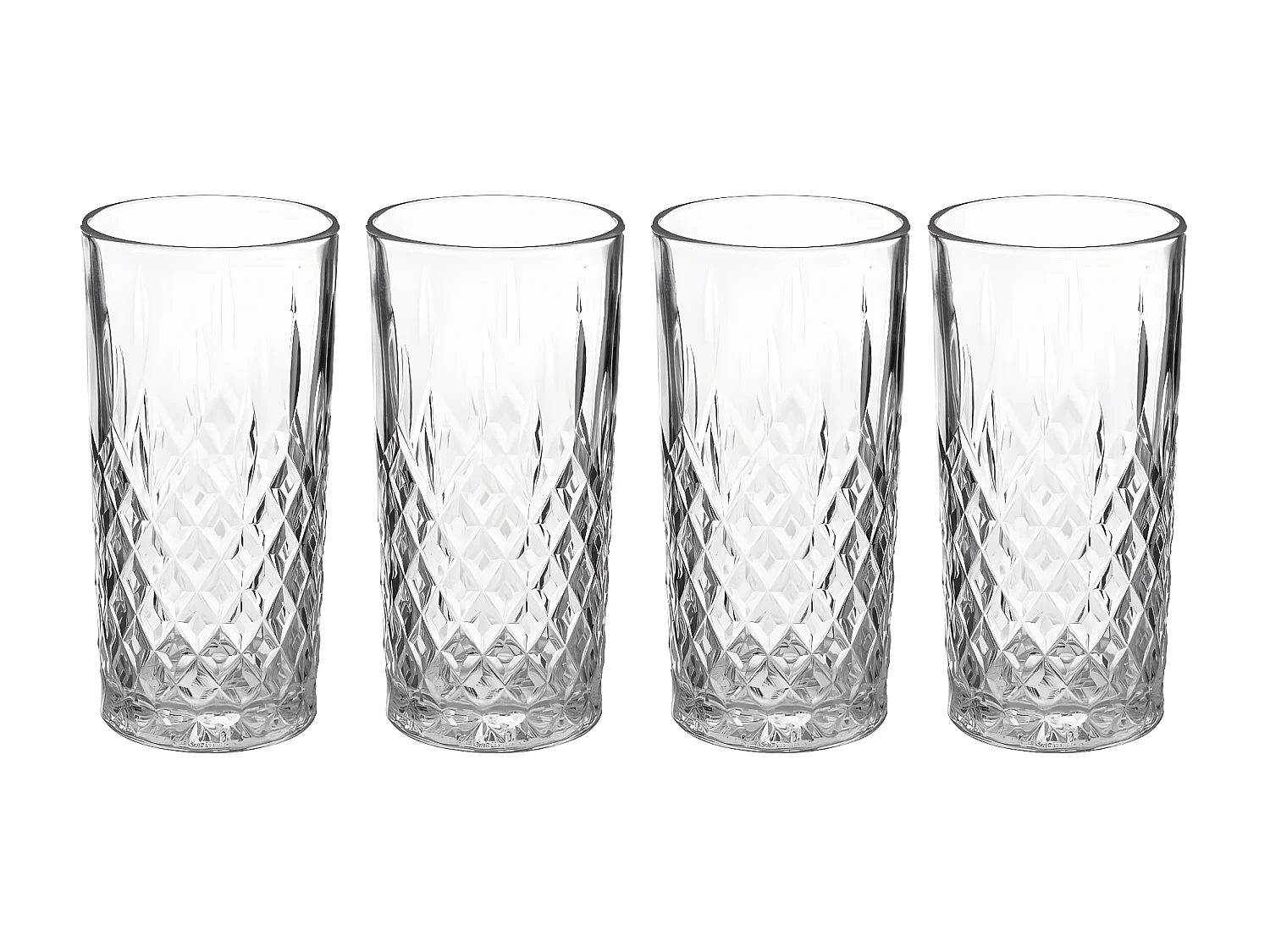 Lot de 4 Verres à Eau "Charles" 30cl Transparent
