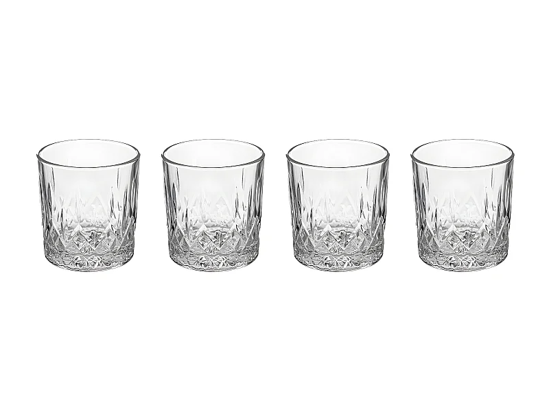 Lot de 4 Verres à Eau "Charles" 24cl Transparent