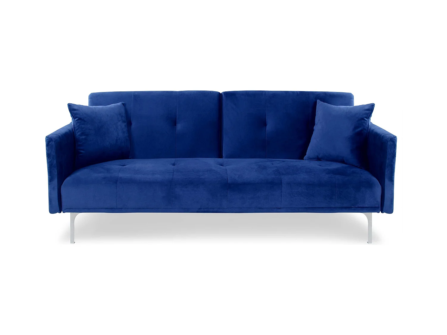 Schlafsofa 3-Sitzer "Lacla" Samt Blau Modern