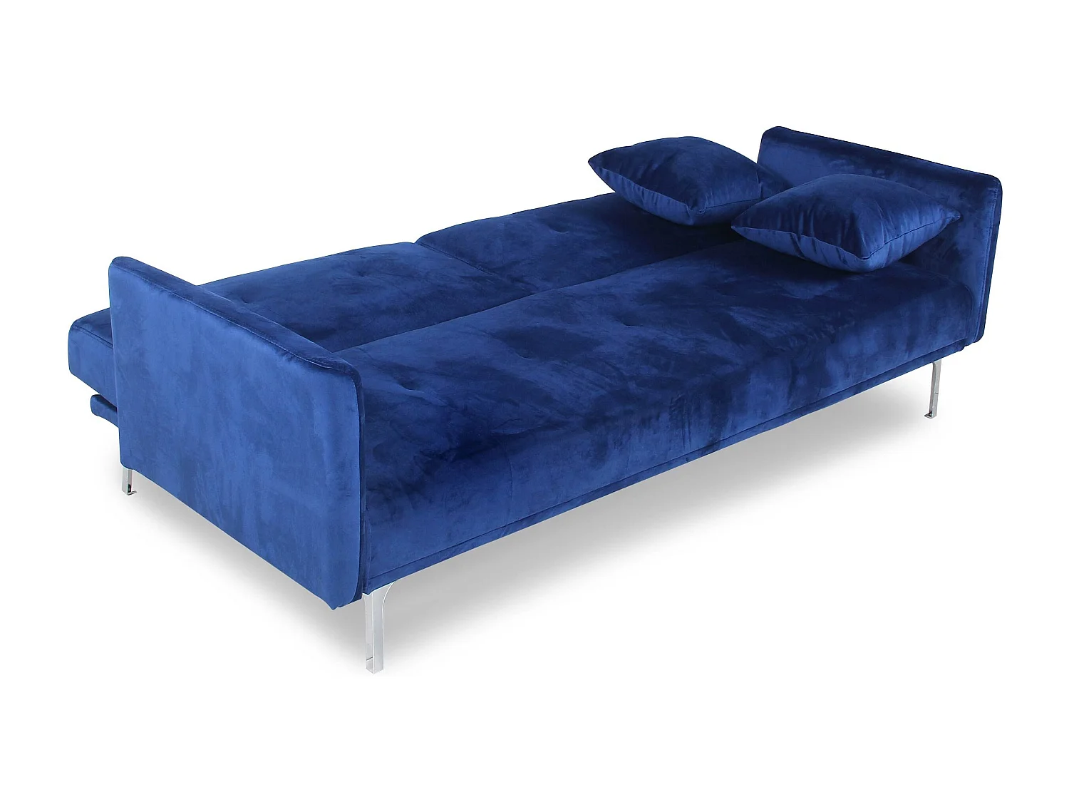 Canapé Convertible 3 Places "Lacla" 191cm Bleu
