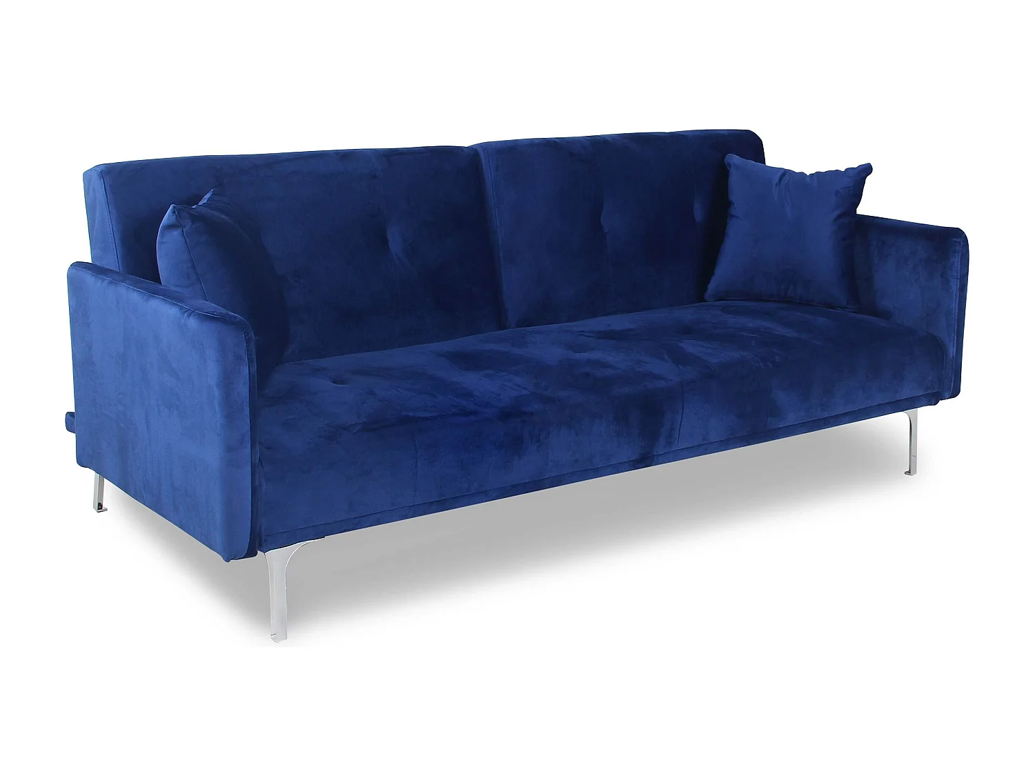 Canapé Convertible 3 Places "Lacla" 191cm Bleu