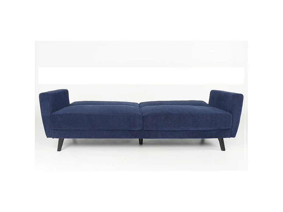 Canapé Convertible en Velours "Garry" 220cm Bleu