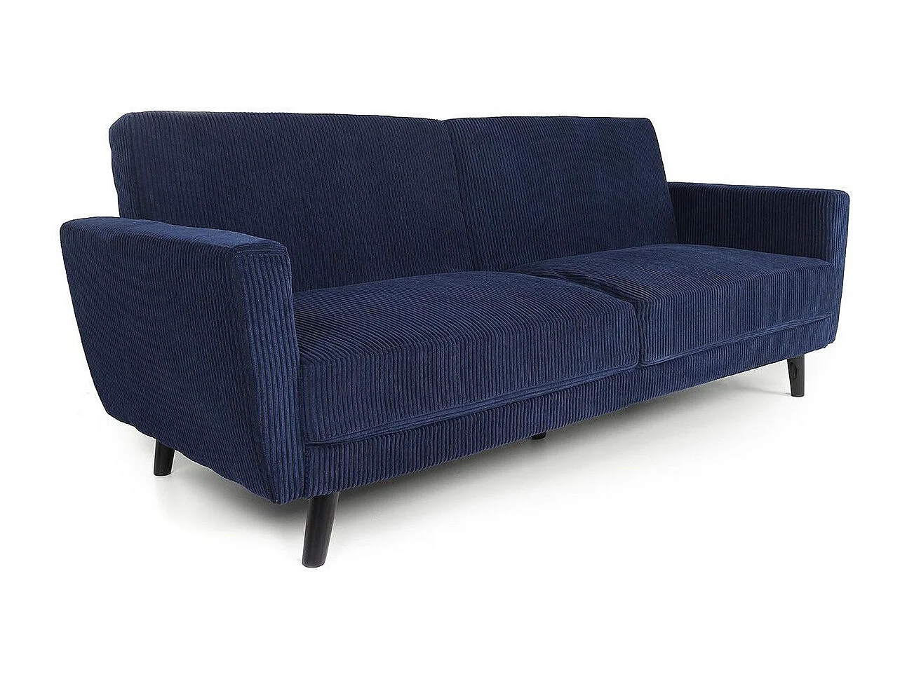 Schlafsofa aus blauem Samt "Garry" 220cm Elegant & Praktisch