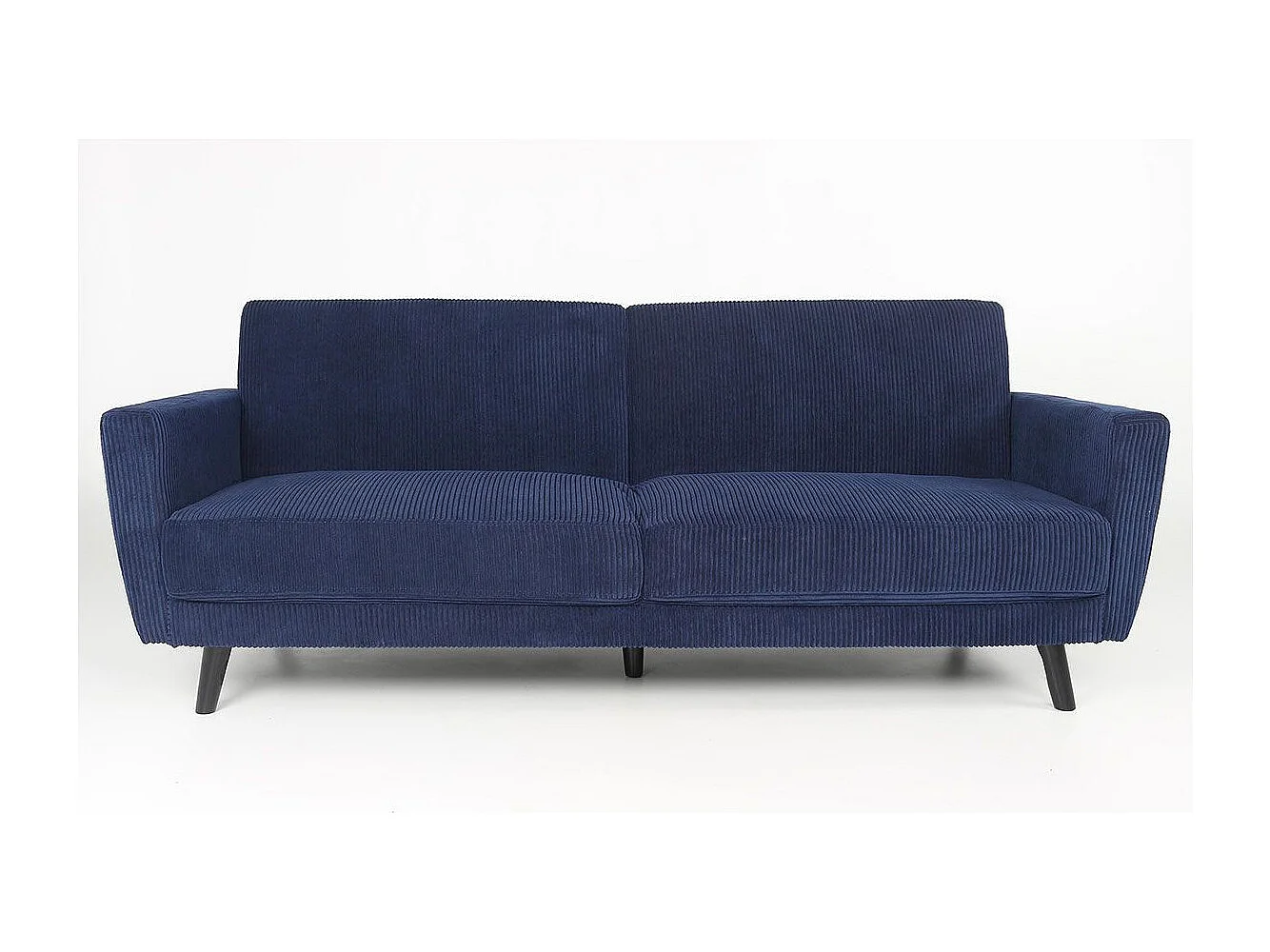 Schlafsofa aus blauem Samt "Garry" 220cm Elegant & Praktisch