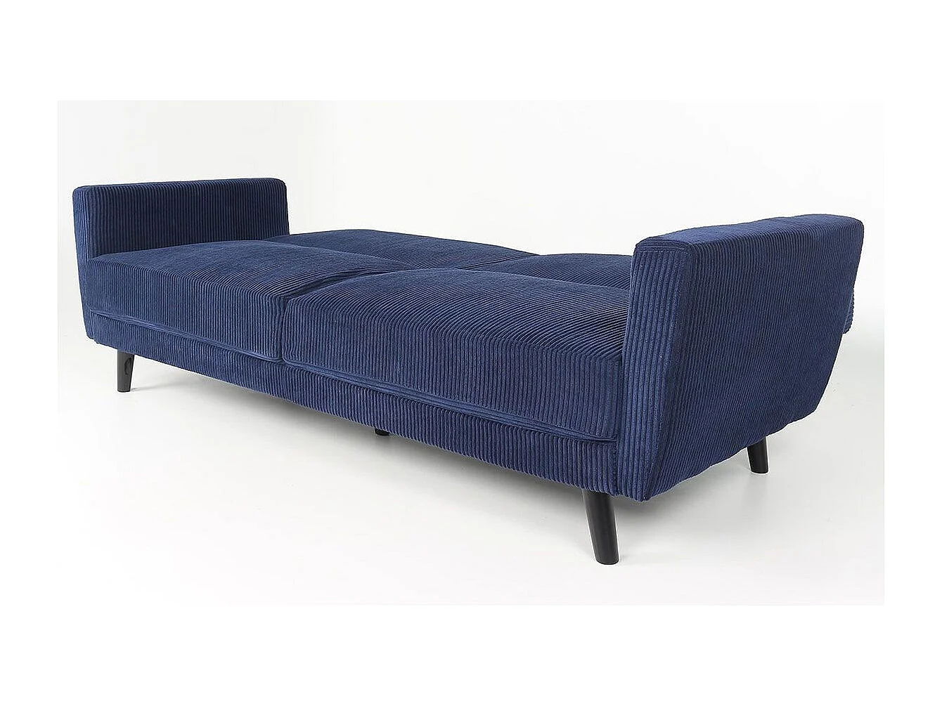 Schlafsofa aus blauem Samt "Garry" 220cm Elegant & Praktisch