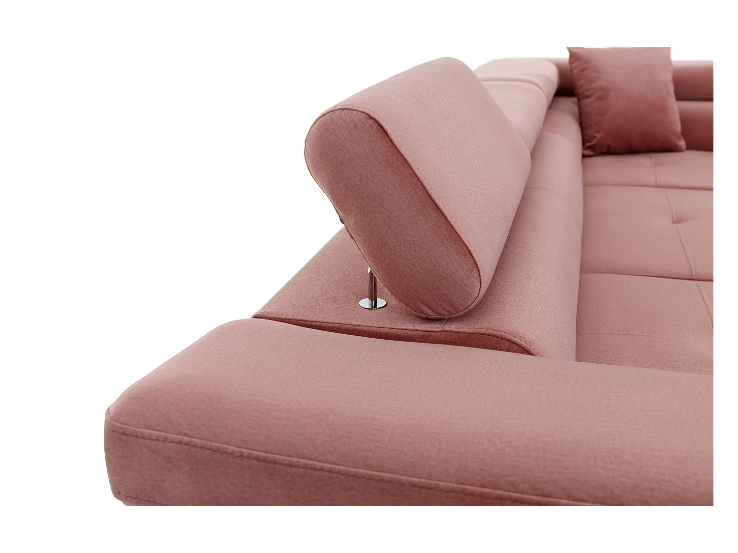 Canapé d'Angle Droit Convertible "Marius" 275cm Marron