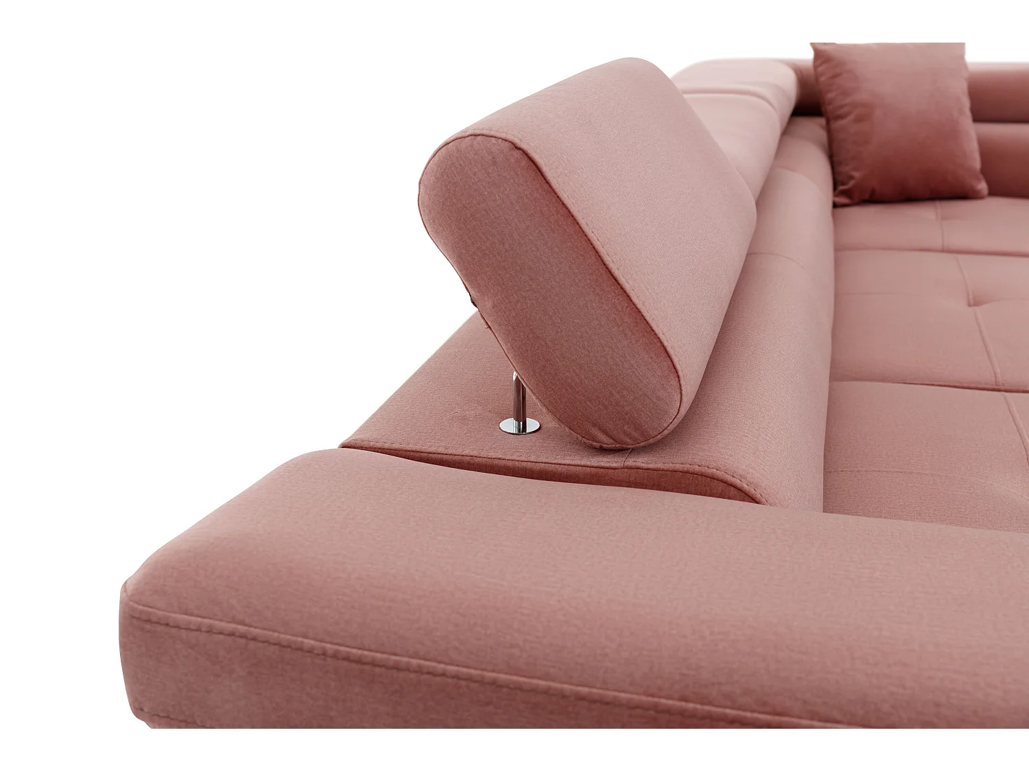 Canapé d'Angle Droit Convertible "Marius" 275cm Marron