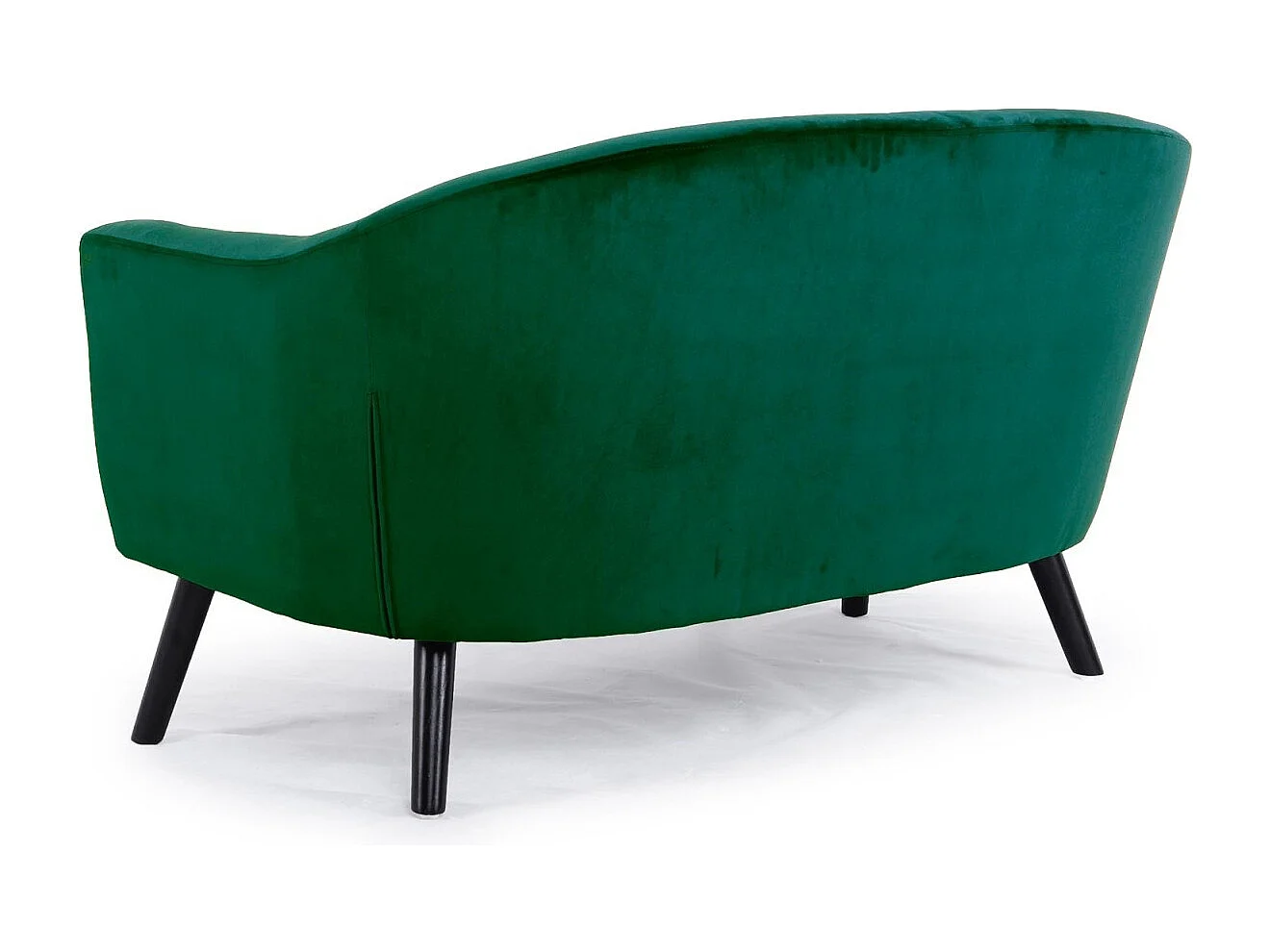 Canapé Scandinave Velours "Lopy" 129cm Vert